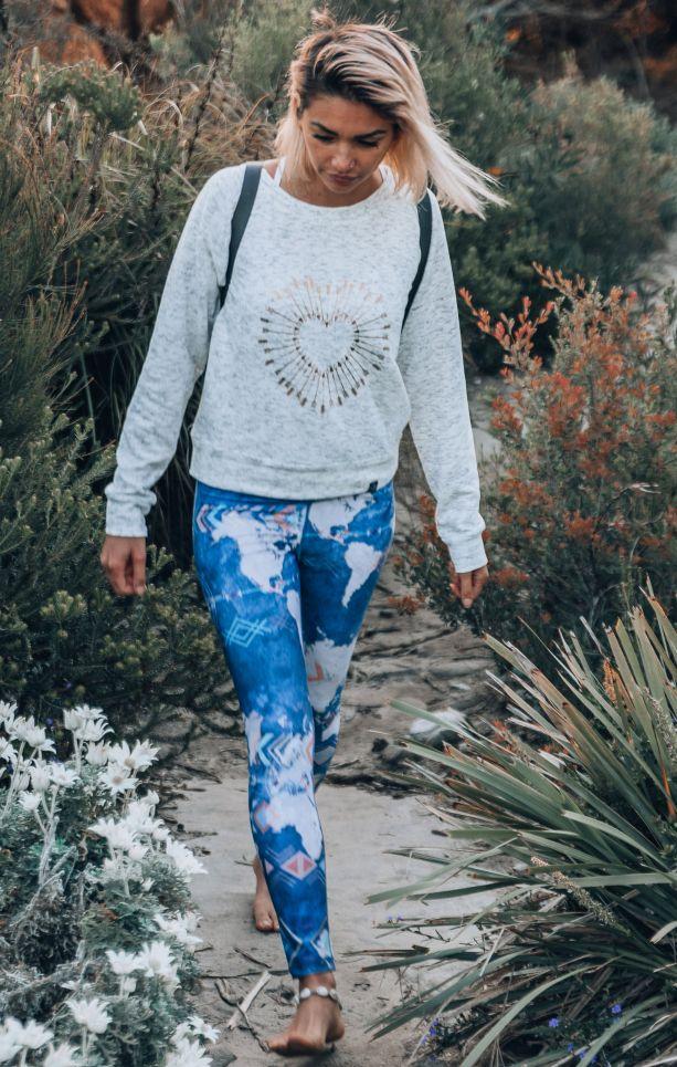 Free Spirit *NEW* Eco Leggings Wanderlust Print