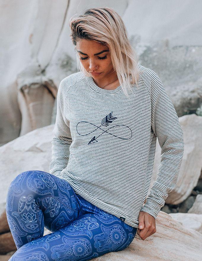 free spirit **NEW** Follow Bliss Mini Stripe Sweater