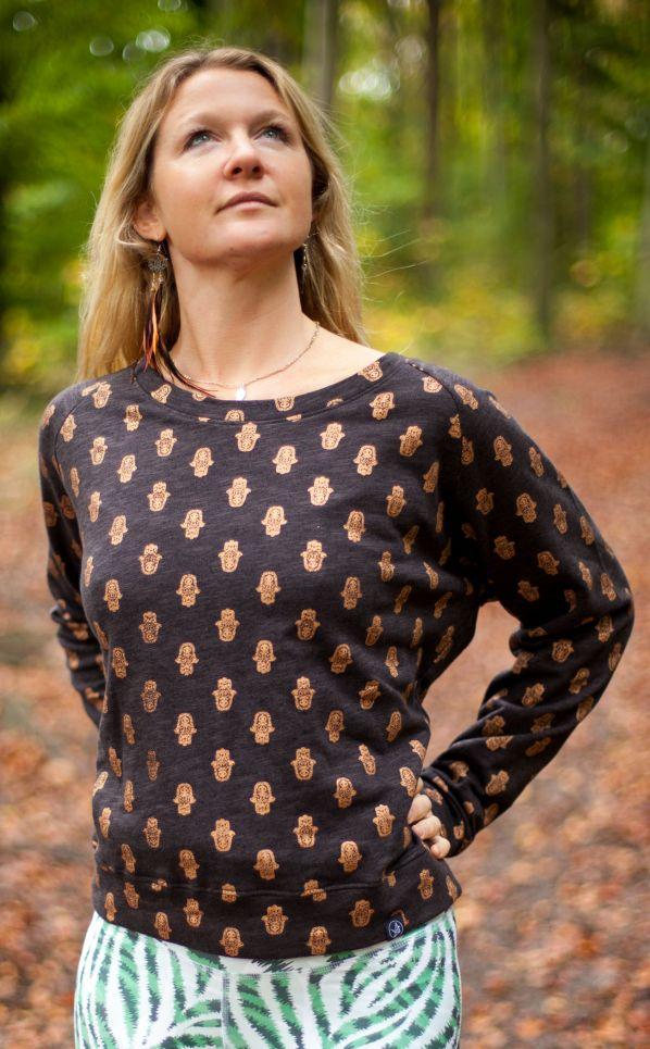 Free Spirit **NEW** Tiny Hamsa Sweater