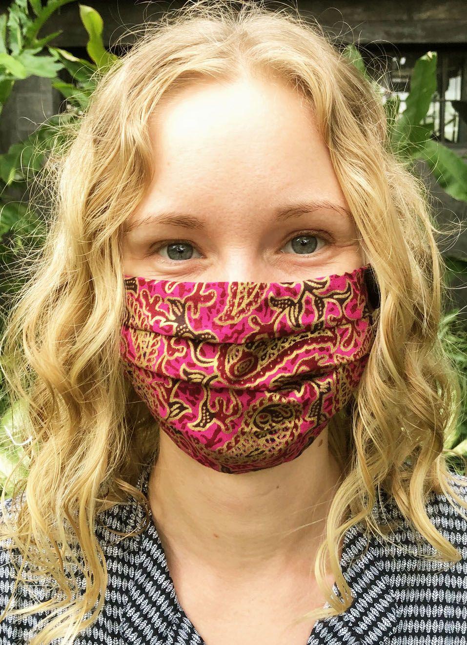 free spirit "Prisha" Organic Cotton Face Mask