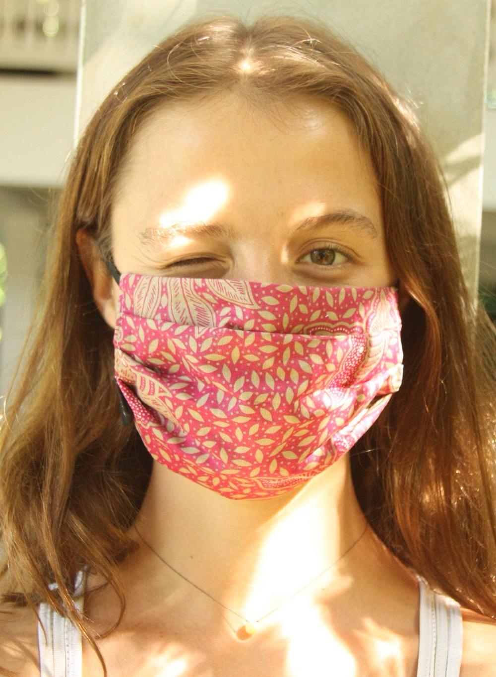 free spirit "Saraswati" Organic Cotton Face Mask