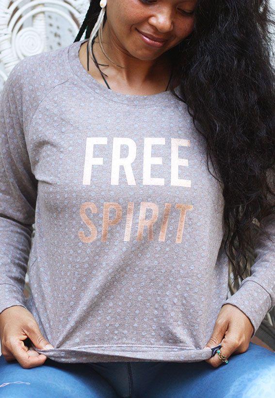 Free Spirit FREE SPIRIT Spot Texture Organic Cotton Sweater
