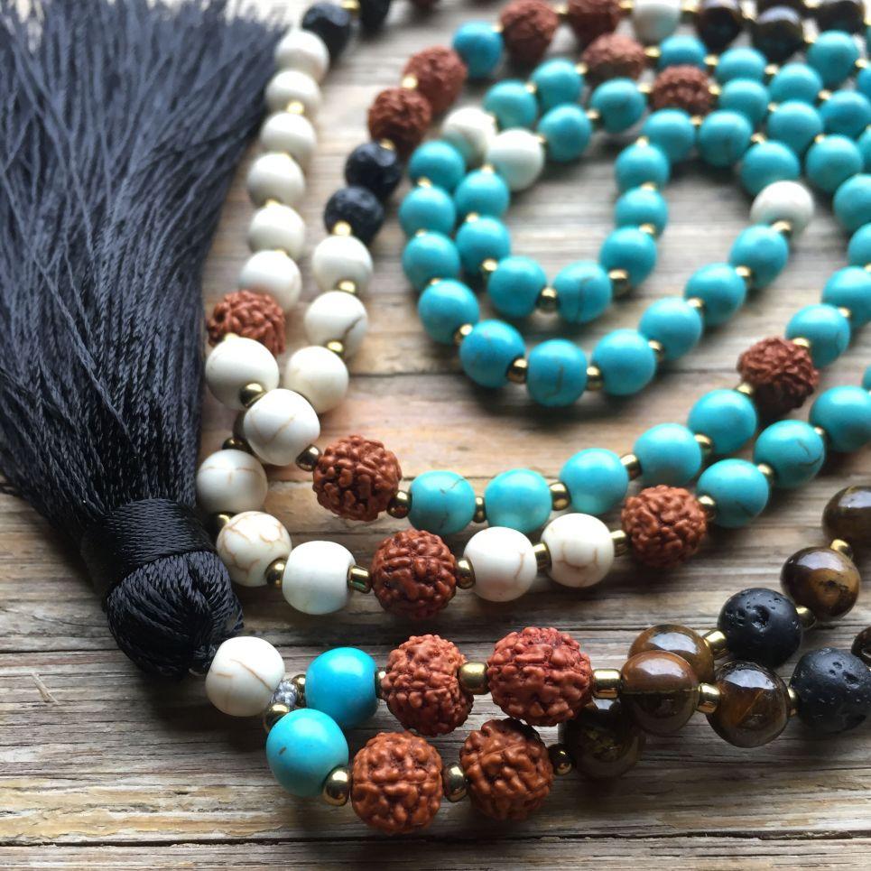 free spirit The FREE SPIRIT Mala with Black Tassle
