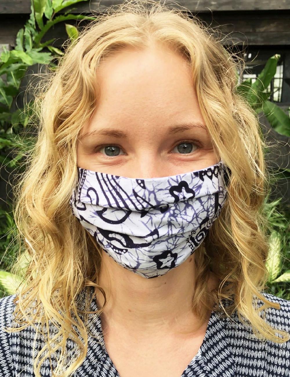 free spirit "Tulsi" Organic Cotton Face Mask