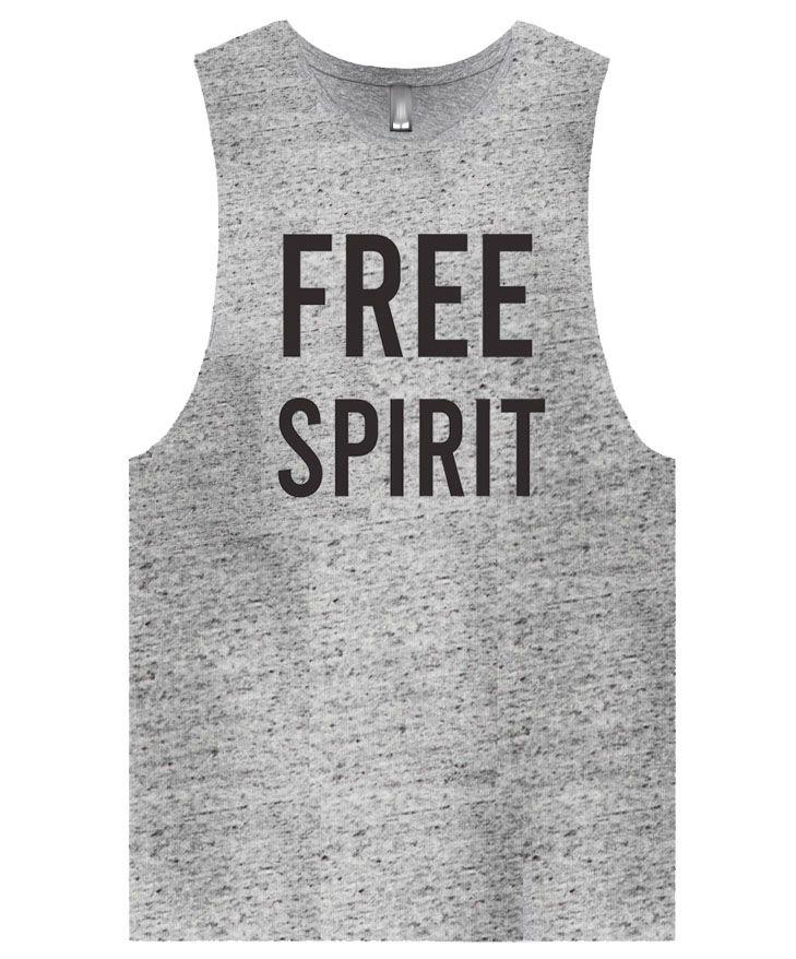 Free Spirit FREE SPIRIT Unisex Tank Organic Cotton Yoga Top