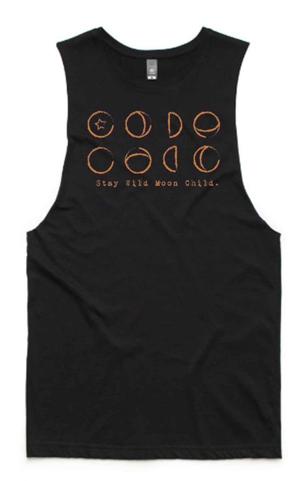 Free Spirit Moon Child Organic Cotton Bamboo Yoga Top