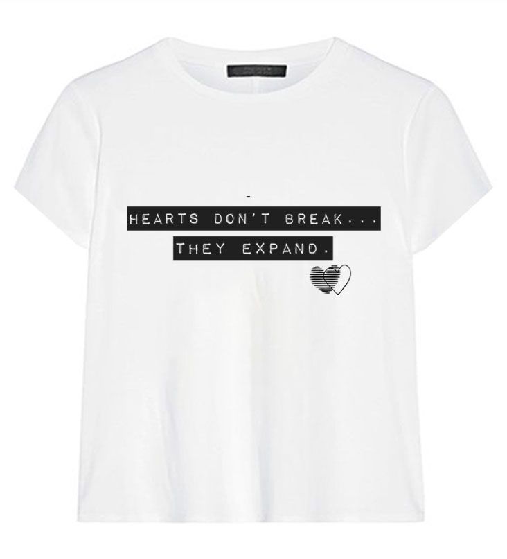 Free Spirit *NEW* Hearts Don't Break Tee Organic Cotton/Bamboo