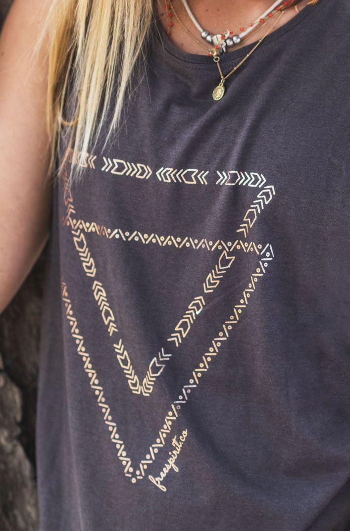 Free Spirit *NEW* Himba Tank Organic Cotton Bamboo Yoga Top
