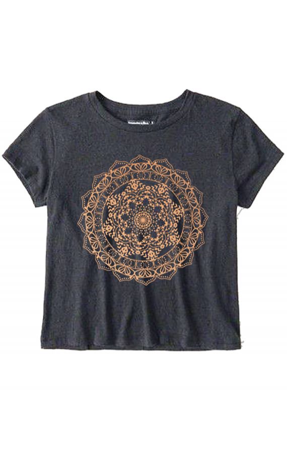 Free Spirit *NEW* Isha Mandala Boxy Tee Organic Cotton/Bamboo