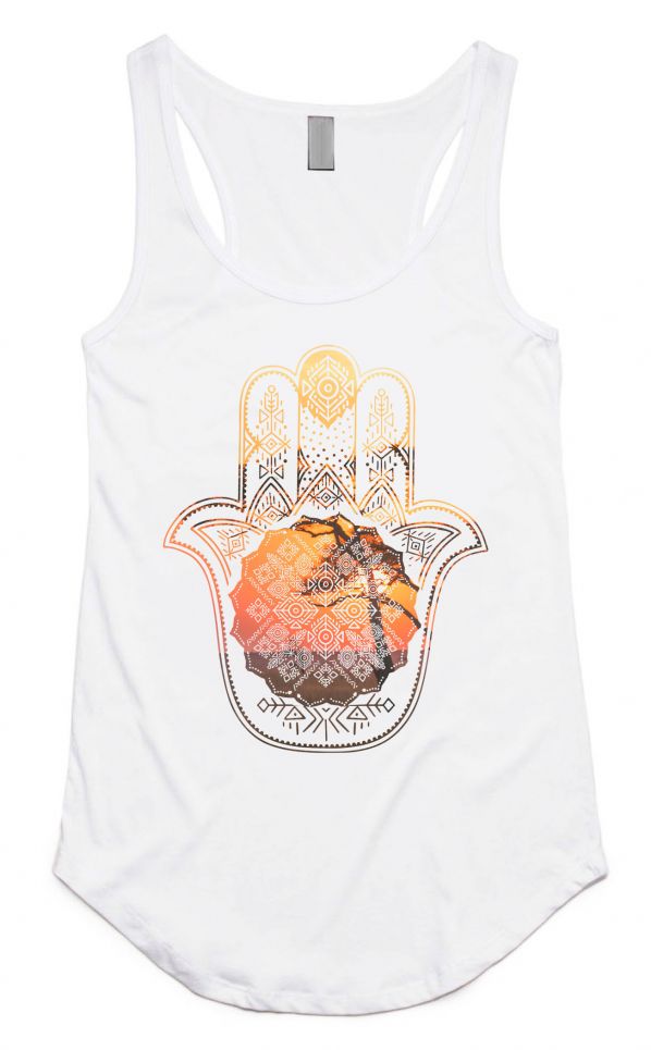 Free Spirit *NEW* Sukuma Sunset Organic Cotton Bamboo Yoga Top