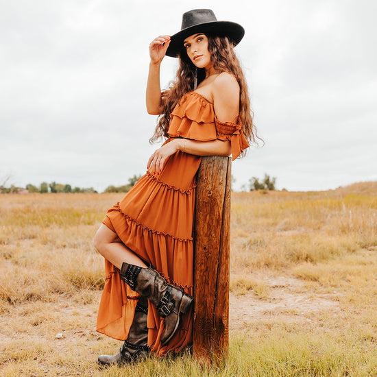 Freebird Garrison - Black Distressed