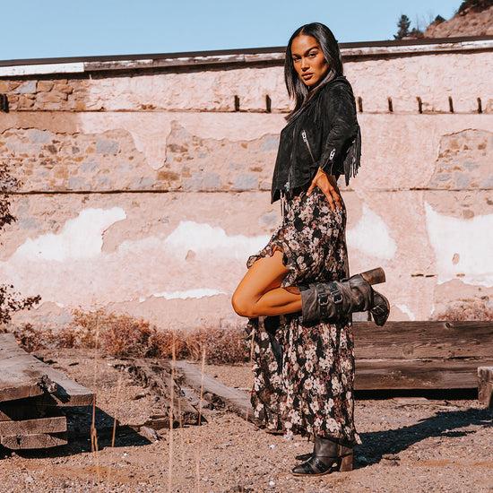 Freebird Jermaine - Black Distressed