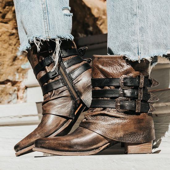 freebird Matteo - Black Distressed