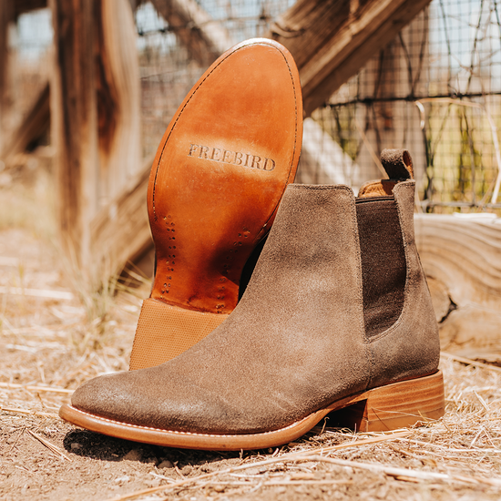 freebird Palmer - Taupe Suede