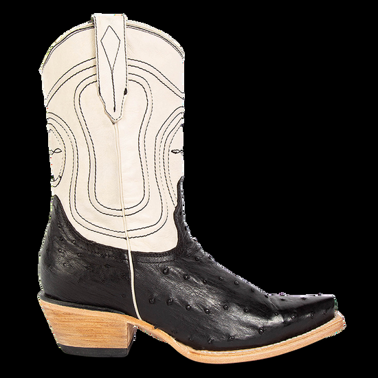 Freebird Warrick - Black Ostrich Multi