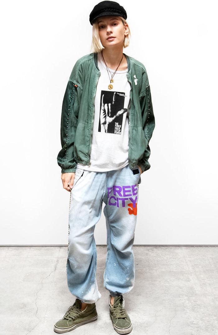 freecity AW MATTE/SATIN HOME/STUD AIRJUMP SHELL - surplus powder