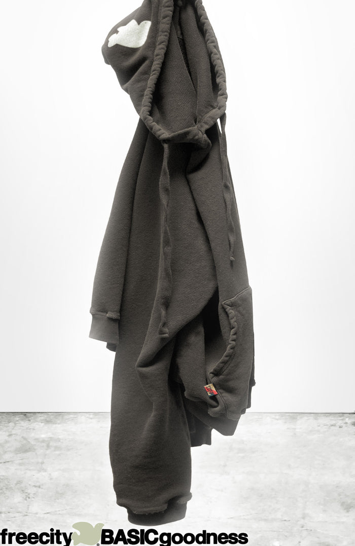 freecity BASICGOODNESS LIGHT TERRY/FLUFF hoodie - shrooms