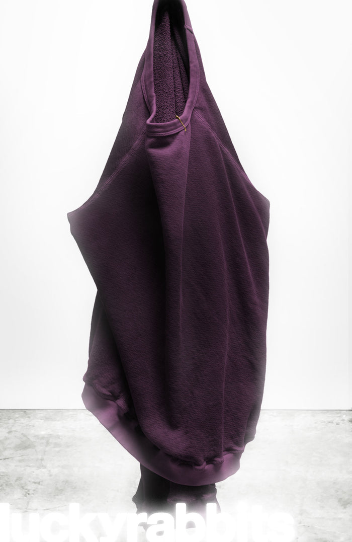 freecity LUCKY RABBIT sweatshirt - eggsplant rabbit