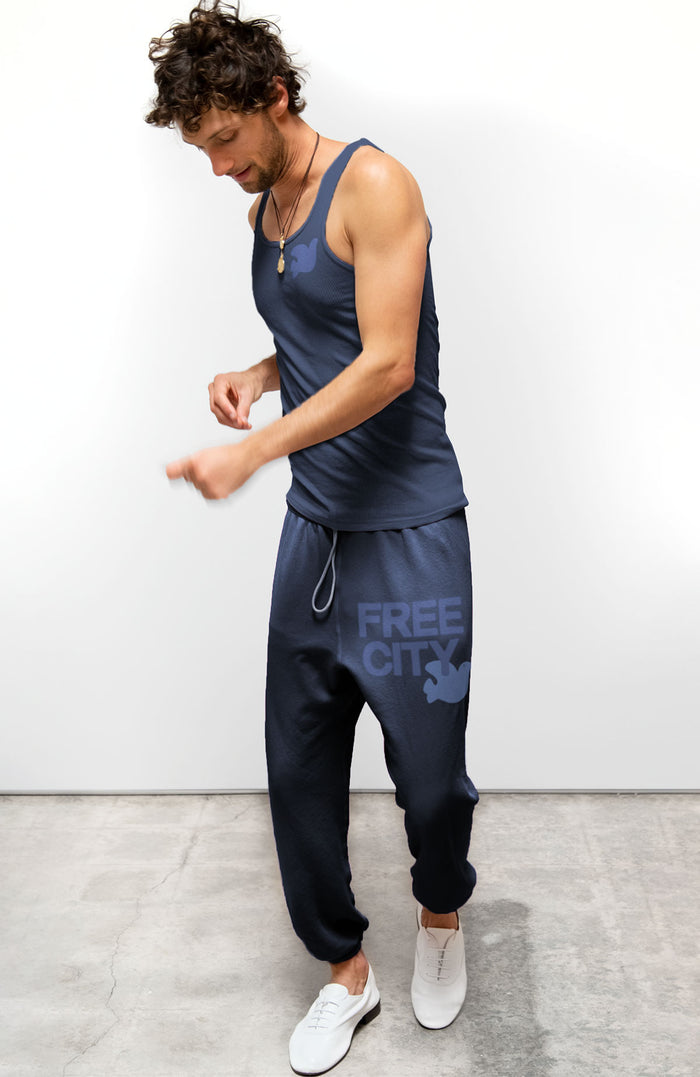 freecity FREECITY RTU/1999 SUPERVINTAGE TANK - moonshrooms/blues