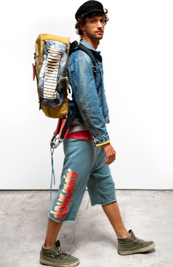 freecity FREECITY SUPERSHOP SPARROW CIRCA'2005 SUPERVINTAGE YUMM "CUTOFFS" - bluebird powder