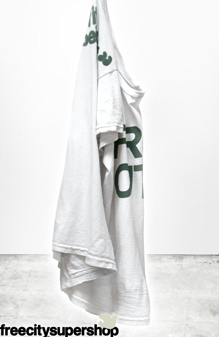 freecity FREECITY "the Doing Of It Is The Being Of It" SUPERVINTAGE Shortsleeve T - Laundry Whites