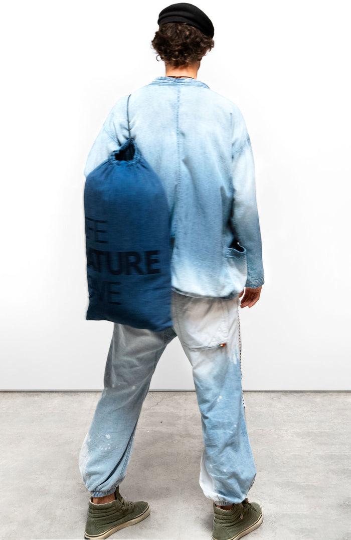 Freecity FREECITY X COMMUNE INDIGO SHERPA-BEAR BLANKET