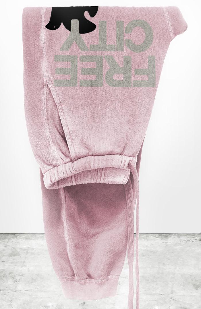 freecity FREECITYLARGE SUNFADES pocket sweatpant - BALLERINA