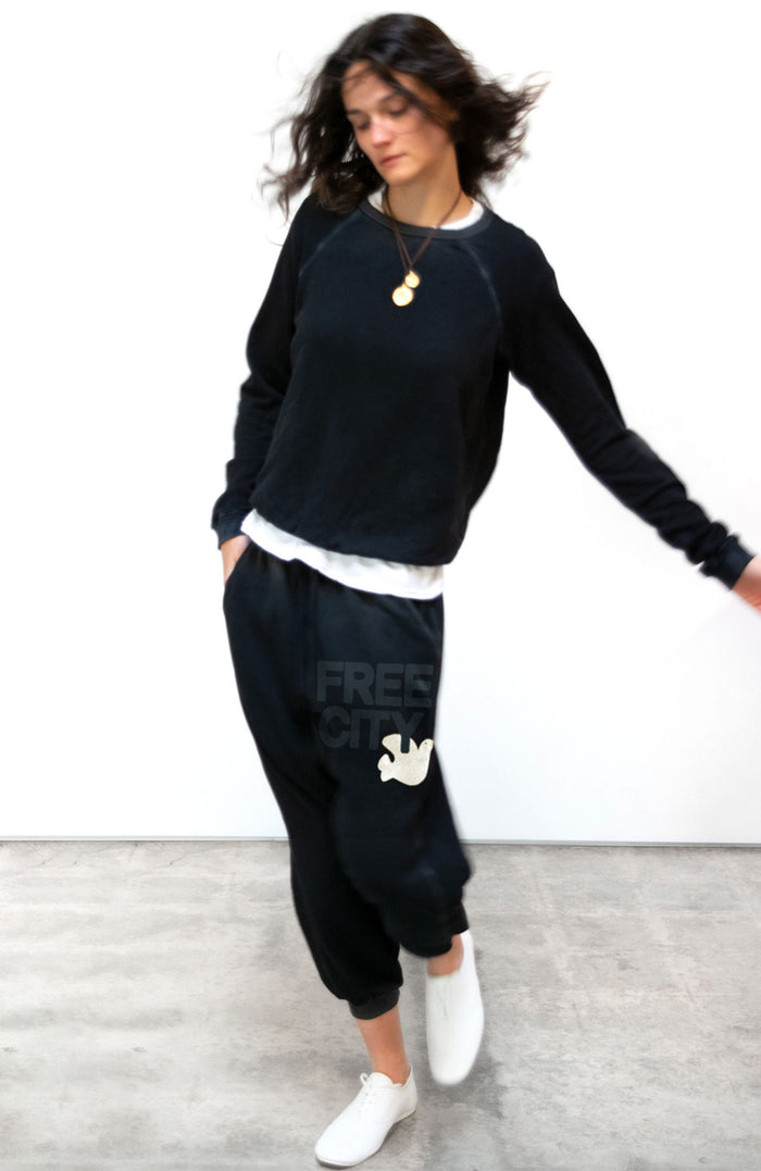 Freecity FREECITYLARGE SUNFADES Pocket Sweatpant - BLACKSPACE
