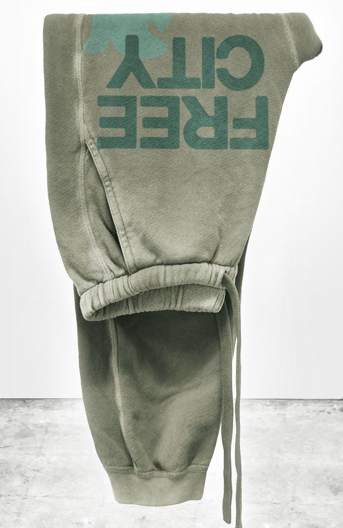 freecity FREECITYLARGE SUNFADES pocket sweatpant - SHROOMS