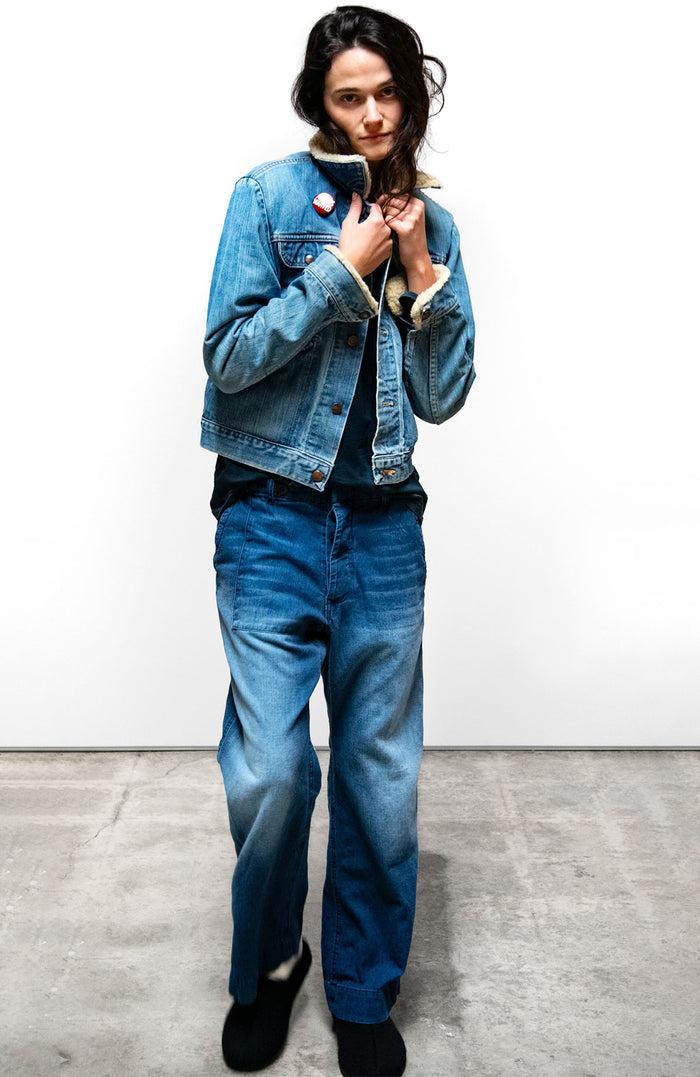 freecity FRENCH SAILOR JAPANESE/INDIGO pant - indigo2