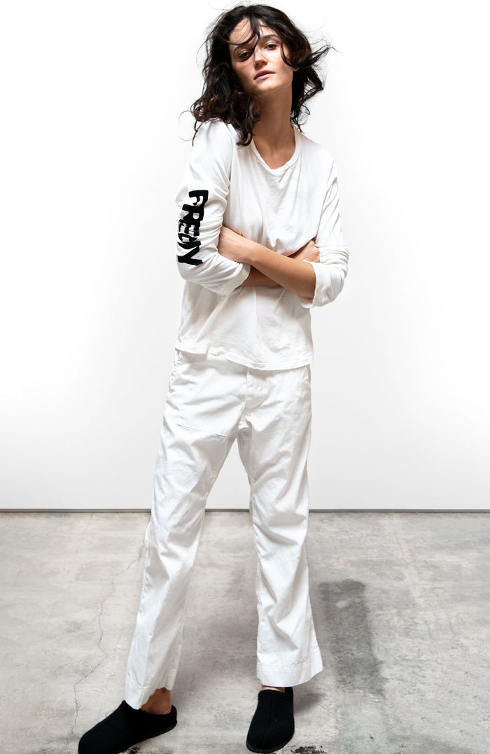 freecity FRENCH SAILOR JAPANESE/TWILL pant - sailorwhite