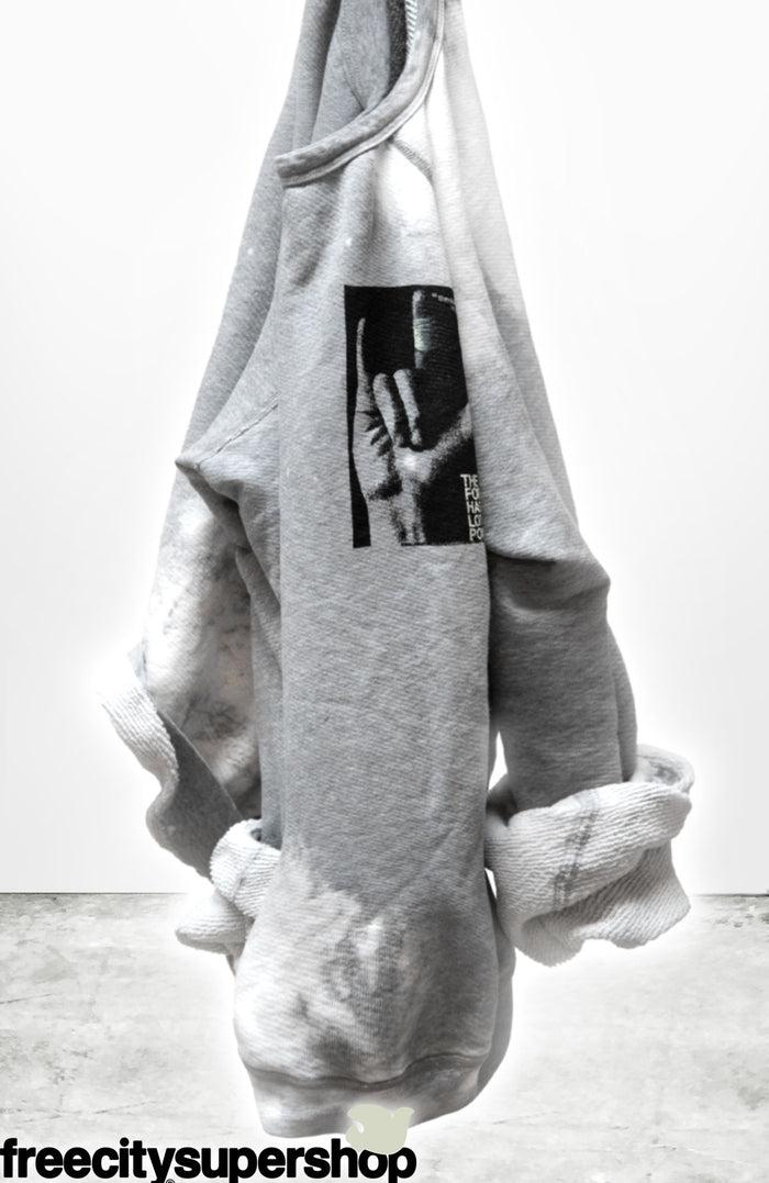 Freecity HOMAGE GARAGEPRINT ILOVEYOU HEATHER BLEACHOUT Raglan - Heather Bleachout