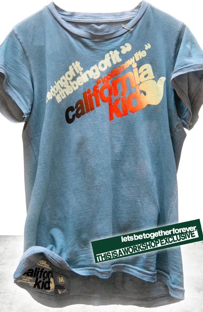 Freecity "WORKSHOP EXCLUSIVE" CANYONKID SUPERVINTAGE Shortsleeve T - Bluedirt Powder