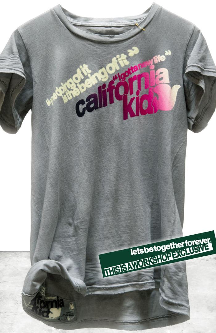 Freecity "WORKSHOP EXCLUSIVE" CANYONKID SUPERVINTAGE Shortsleeve T - Silver Powder