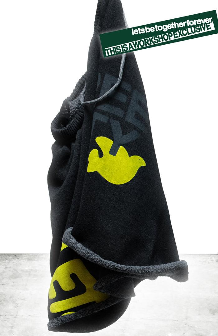 freecity "WORKSHOP EXCLUSIVE" CIRCA'99 OLDSCHOOL POLYBLEND/FLUFF OG LETSGO CUTOFFS - blackspace