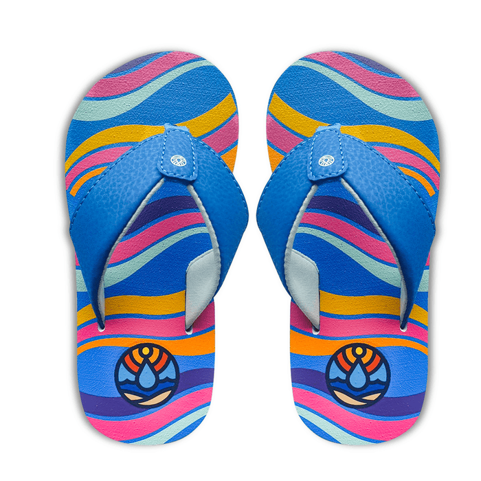 Freewaters Supreem Flip - Toddlers Sandals Blue Wave