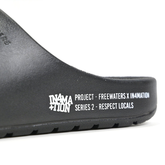 Freewaters Freewaters X In4mation Cloud9 Slide Sandals Black