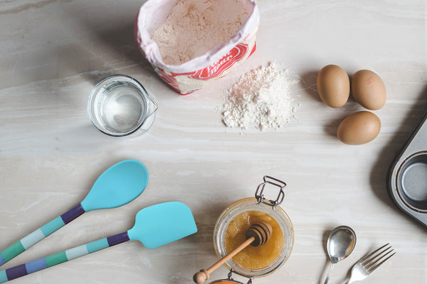 French Bull Blue Ocean Stripe Silicone Spatula Silicone Spatula