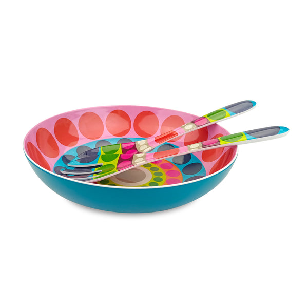 French Bull Dial Serving Bowl & Server Set Collection