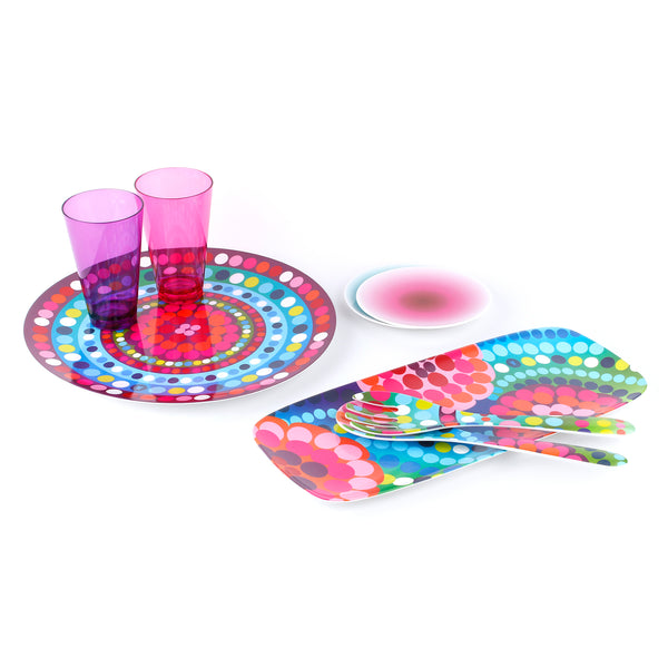 French Bull Bindi 15.5" Round Platter Round Platter