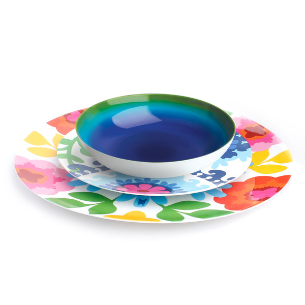 French Bull Blue Ombre 8" Large Bowl Bowl