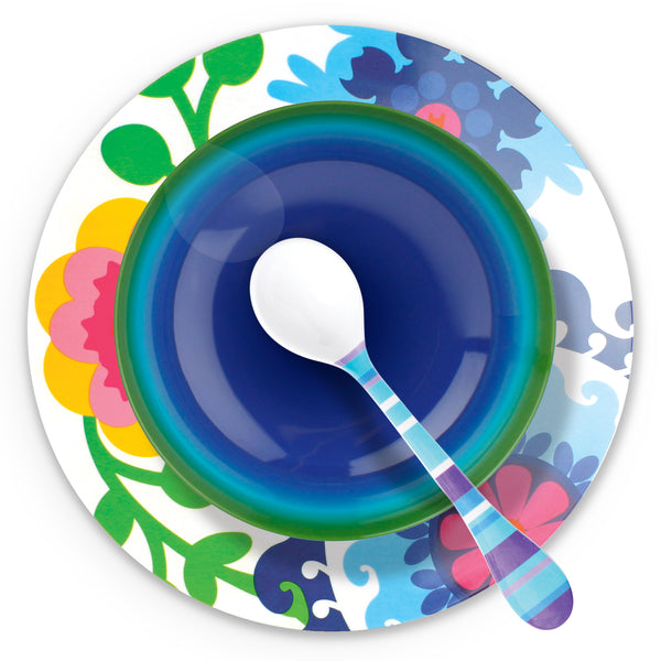 French Bull Blue Ombre 8" Large Bowl Bowl