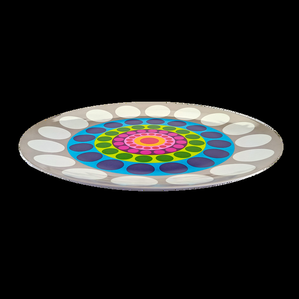 French Bull Dial 15.5" Round Platter Round Platter