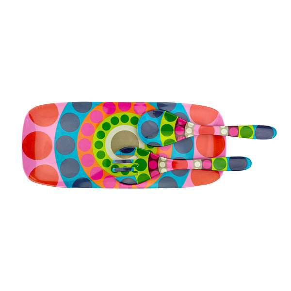 French Bull Dial 19" Rectangular Platter Platter