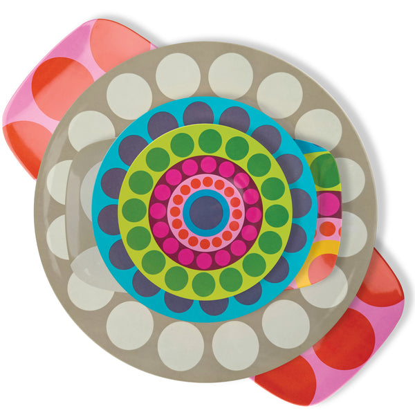 French Bull Dial Plate & Platter Set Collection