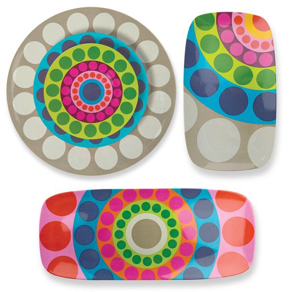 French Bull Dial Plate & Platter Set Collection