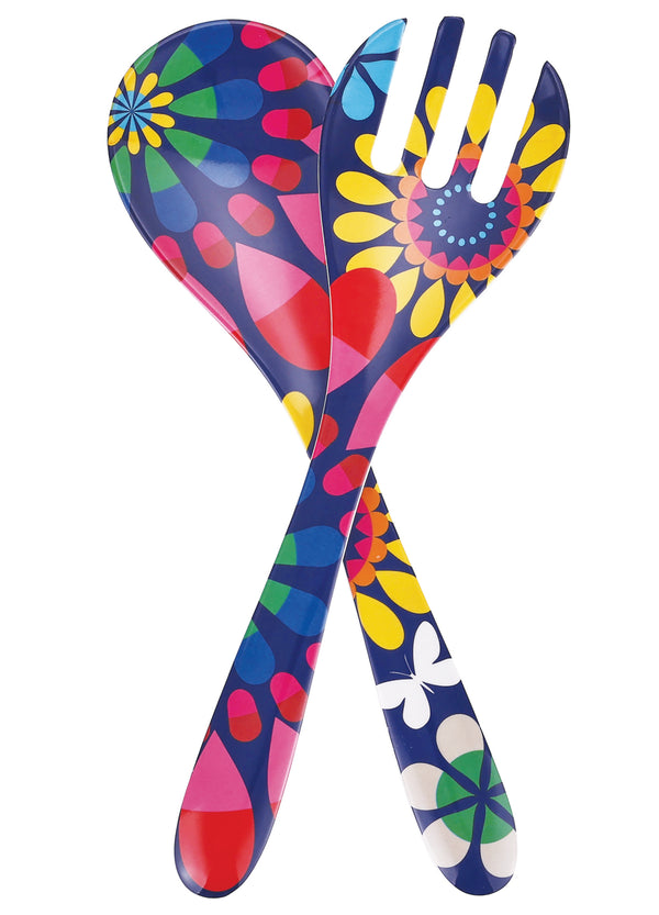 French Bull Festival 13" Server Set Salad Servers