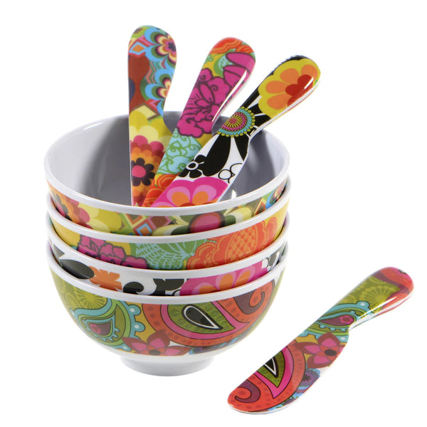 French Bull Floral Spreader & Bowl Set Collection