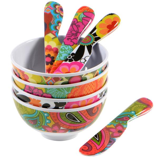 French Bull Floral Spreader Set Spreader Set
