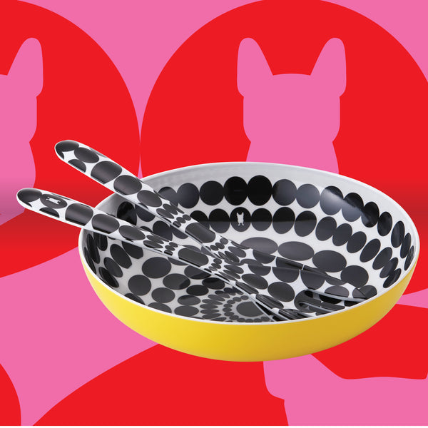 French Bull Foli 13" Server Set Salad Servers